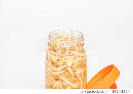 在儲存瓶的醋蔥 39243864