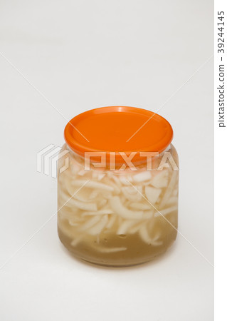 在儲存瓶的醋蔥 39244145