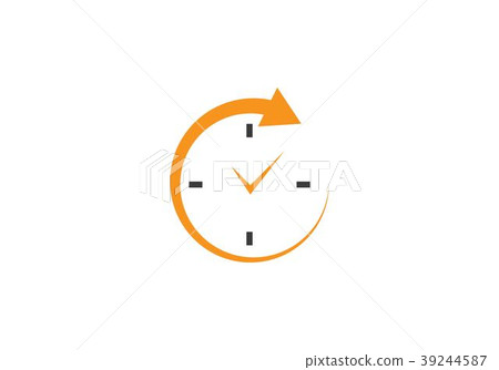 Clock ilustration icon Vector Clock ilustration icon Vector 39244587