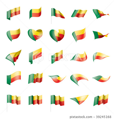 Benin flag, vector illustration Benin flag, vector illustration 39245168