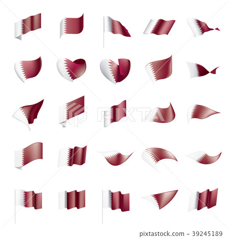 Qatar flag, vector illustration Qatar flag, vector illustration 39245189
