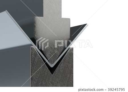 bending metal sheet by sheet bending machine 3d 39245795