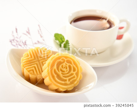 月餅 中秋節 綠豆糕 特寫 傳統 Moon Festival Mung bean cake 39245845