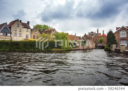 Canal at the medieval city of Brugge Belgium 39246344