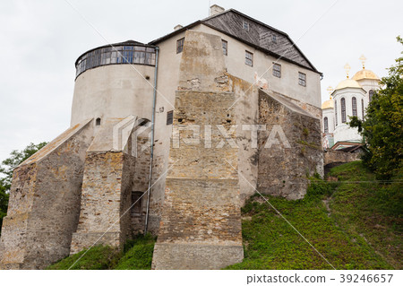 View to the historical castle in Ostrog 39246657
