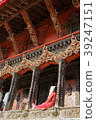 PATAN, NEPAL: details of a temple at Durbar Square 39247151