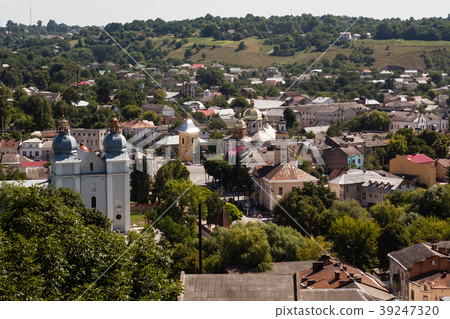 View to city Terebovlia, Ukraine View to city Terebovlia, Ukraine 39247320