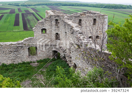 Castle ruins in Sataniv, Ukraine. Castle ruins in Sataniv, Ukraine. 39247324