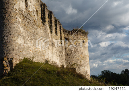 Ruin of ancient castle in Sidorov, Ternopil region Ruin of ancient castle in Sidorov, Ternopil region 39247331