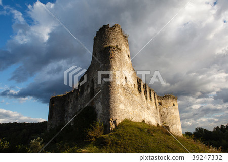 Ruin of ancient castle in Sidorov, Ternopil region Ruin of ancient castle in Sidorov, Ternopil region 39247332
