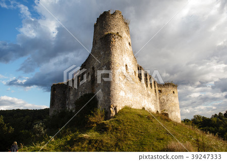 Ruin of ancient castle in Sidorov, Ternopil region Ruin of ancient castle in Sidorov, Ternopil region 39247333