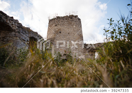 Ruin of ancient castle in Sidorov, Ternopil region Ruin of ancient castle in Sidorov, Ternopil region 39247335