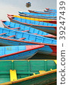 POKHARA: Colorful rowing boats on the Phewa Lake 39247439