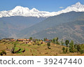 DHAMPUS, NEPAL: The Himalaya mountains 39247440