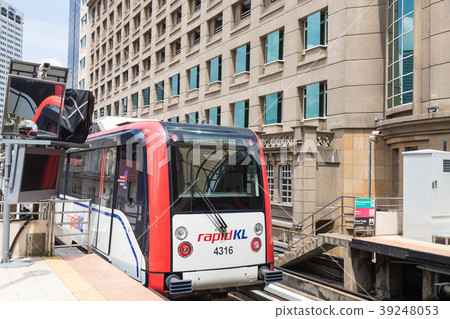 RapidKL train is transportation in Malaysia. RapidKL train is transportation in Malaysia. 39248053