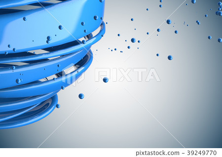 3D striped decorative balls. 3D striped decorative balls. 39249770