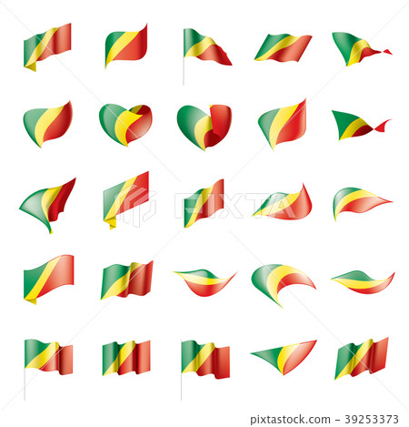 Congo flag, vector illustration Congo flag, vector illustration 39253373