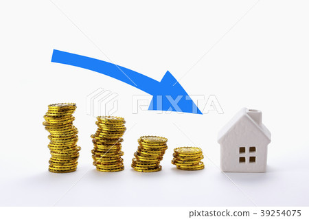 房屋價值下降形象 39254075