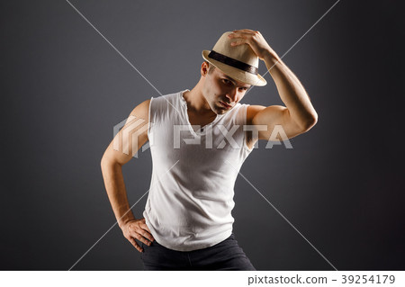 Man fashion model, stylish young man wearing Man fashion model, stylish young man wearing 39254179