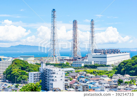 [Kanagawa] Cityscape of Kurihama 39254733