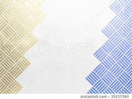 Math tree foil (background material) gold _ blue 39255560