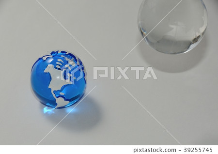 Image of blue earth and cloudy earth 39255745