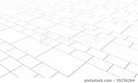 Tile white flooring, texture background, 3d 39256164