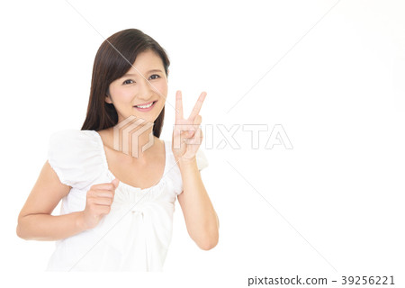 Rejoicing woman 39256221