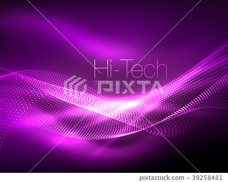 Neon smoke waves Neon smoke waves 39258481