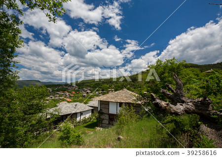 Picturesque elevated view at Leshten, Bulgaria Picturesque elevated view at Leshten, Bulgaria 39258616