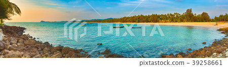 Seascape at sunset time. Beautiful landscape Seascape at sunset time. Beautiful landscape 39258661