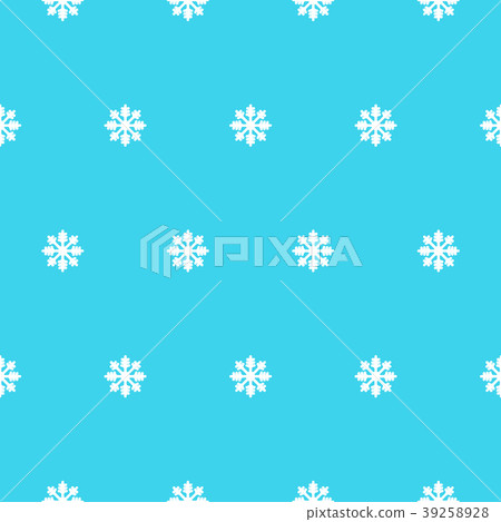 Vector seamless pattern with snowflakes. Vector seamless pattern with snowflakes. 39258928