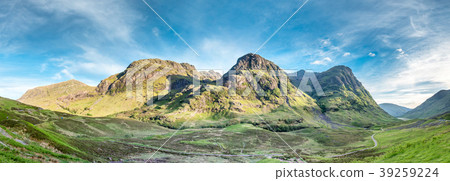 The amazing landscape of Glencoe with it's three The amazing landscape of Glencoe with it's three 39259224