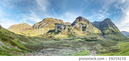 The amazing landscape of Glencoe with it's three The amazing landscape of Glencoe with it's three 39259238