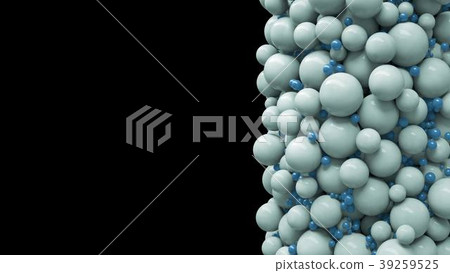 Colorful abstract chaotic structure balls Colorful abstract chaotic structure balls 39259525