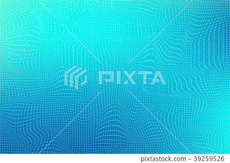 Abstract background with lines and dots distorted Abstract background with lines and dots distorted 39259526