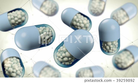 Colorful abstract chaotic structure balls inside 39259892