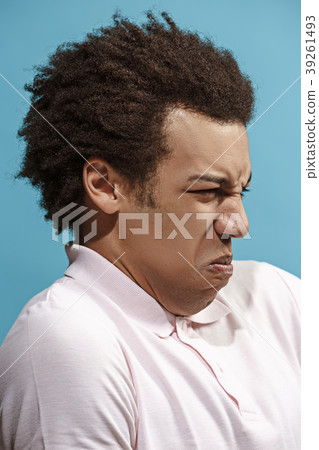 Let me think. Doubtful pensive man with thoughtful 39261493