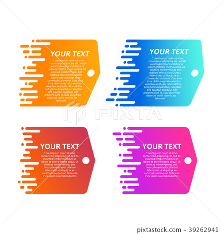 Speed origami banners set 39262941