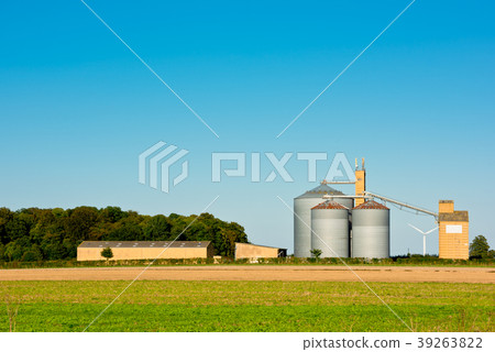 Farm grain silos for agriculture 39263822