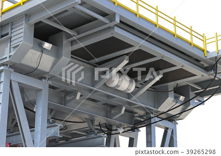 Land rig equipment, close view 39265298