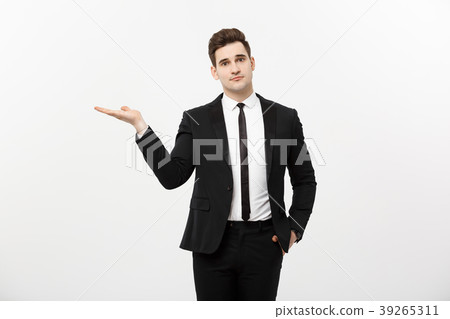 Business Concept: Attractive handsome business man Business Concept: Attractive handsome business man 39265311