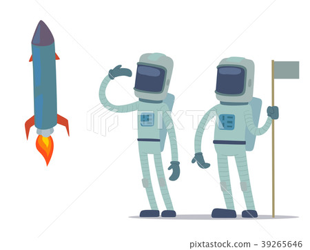 Astronaut in space vector character having fun Astronaut in space vector character having fun 39265646