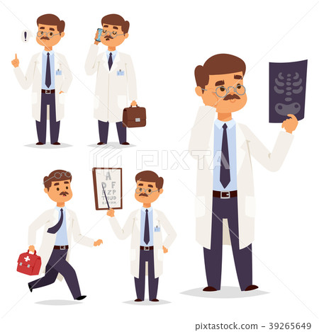 Doctor nurse character vector medical man staff Doctor nurse character vector medical man staff 39265649