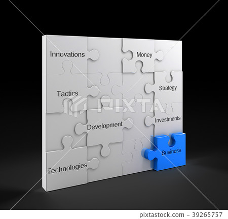 Business on black 3d rendering Business on black 3d rendering 39265757