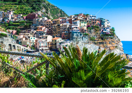 Village of Manarola with ferry, Cinque Terre 39266193