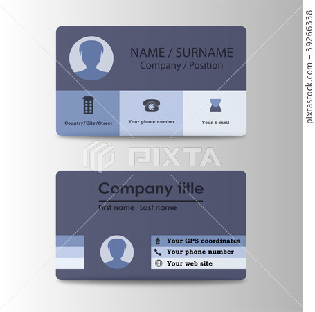 Identification Horizontal and Vertical id cards Identification Horizontal and Vertical id cards 39266338