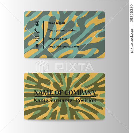Modern business card template 39266380