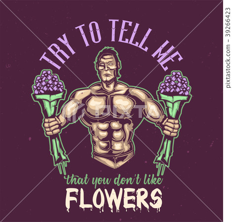 T-shirt or poster design. T-shirt or poster design. 39266423