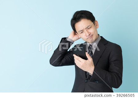 Businessman Blue back image Businessman Blue back image 39266505